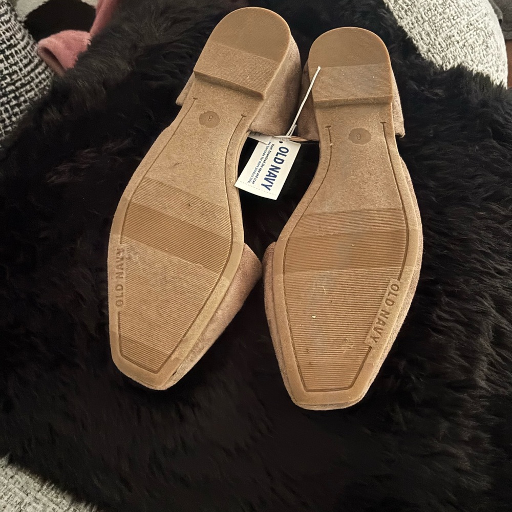 Old Navy Taupe Suede Pointed D'Orsay Flats - Picture 3 of 4
